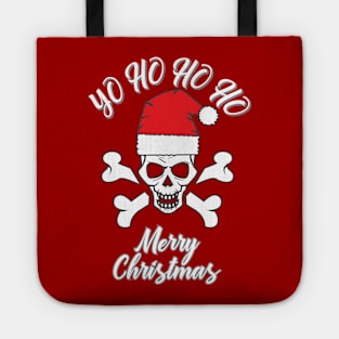 Yo Ho Ho Pirate Santa Xmas Tote