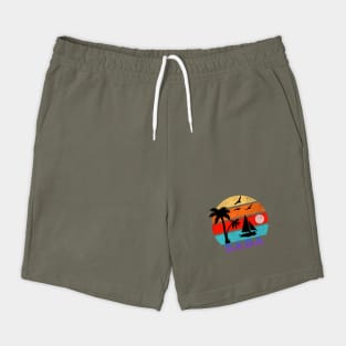 Saba Retro Sunset Ocean Grandfather Shorts
