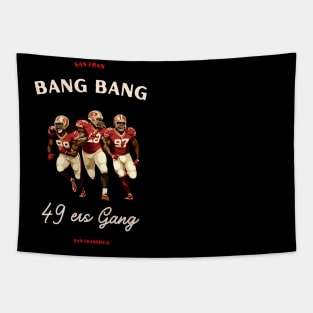 49 ers players cute graphic design artwork Tapestry