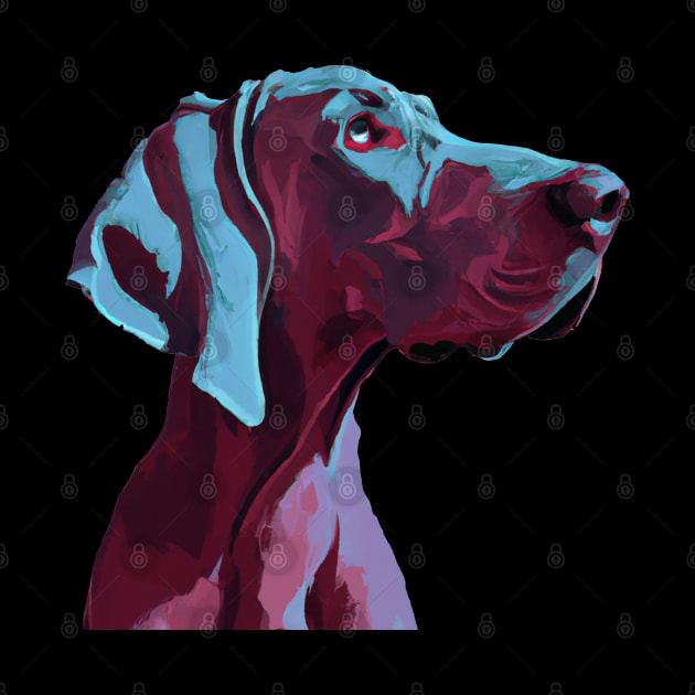 Weimaraner Pop Art - Dog Lover Gifts by PawPopArt