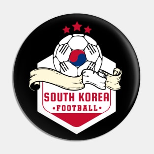 South Korea Soccer Pin