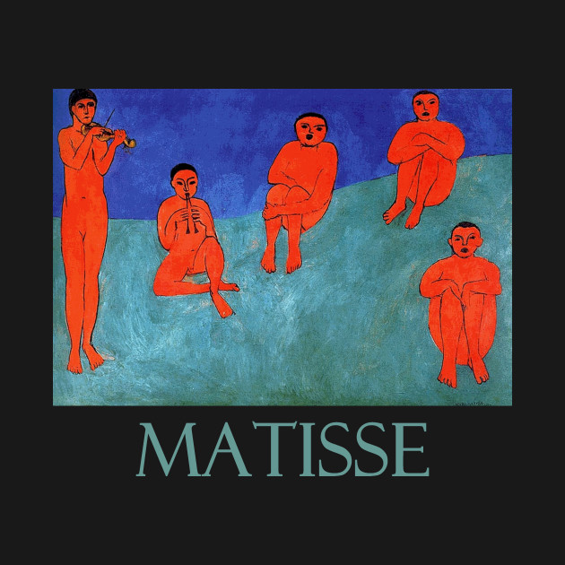 Discover Music (1910) by Henri Matisse - Matisse - T-Shirt