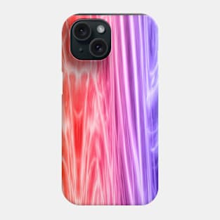 Vibrant rainbow fractal distortion Phone Case