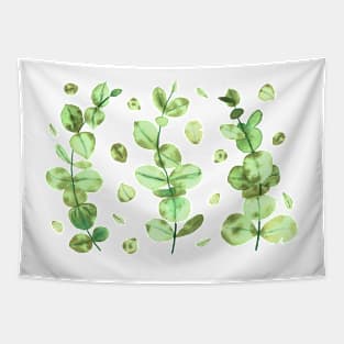 Eucalyptus Tree Leaves Tapestry