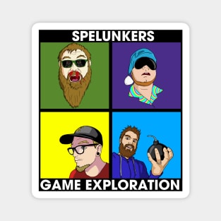 Spelunkers Squad Magnet