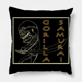 Gorilla Samurai Pillow