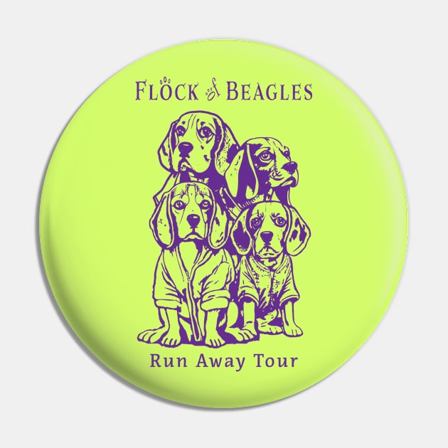 Flock Of Beagles Pin by LumpyLintbunny