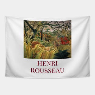 Henri Rousseau Tiger in a Tropical Storm Tapestry