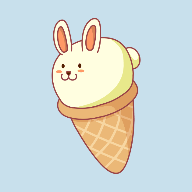 Bunny-lla Ice Cream by AnishaCreations