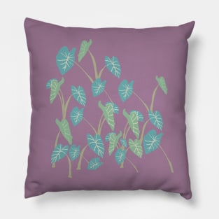 taro leaf hawaii souvenir Pillow