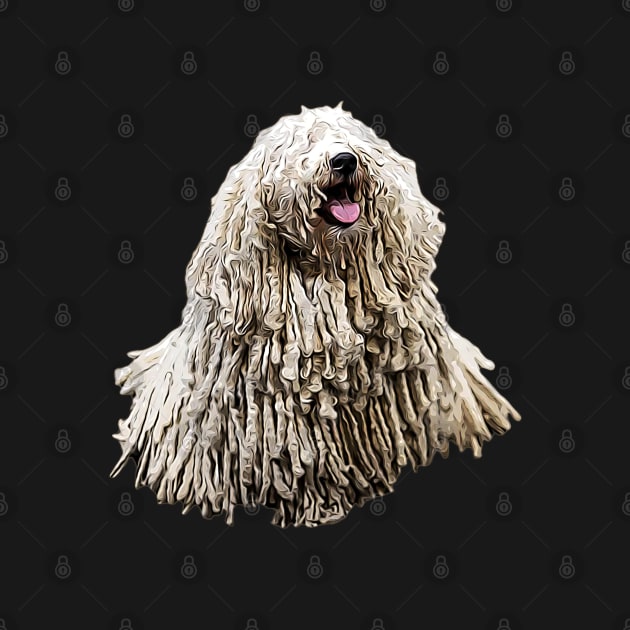 Hungarian Puli Puppy Dog Dreadlocks by ElegantCat