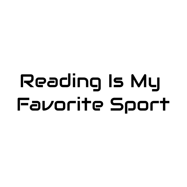 Reading Is My Favorite Sport by Jitesh Kundra