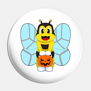 Bee Halloween Pumpkin Pin
