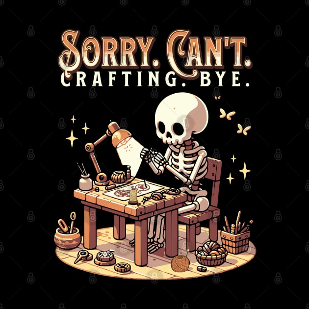 Funny Crafting Skeleton by Hypnotic Highs