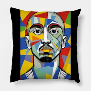 Portrait of Rapper Pillow