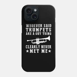 Trumpet Diva - Blasting through Stereotypes with a Melodic Twist! Phone Case