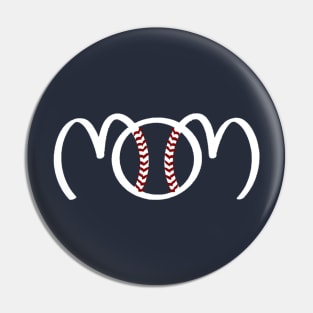 Baseball Mom Pin