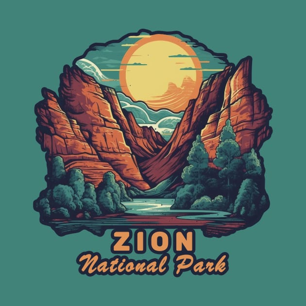 Zion National Park by GreenMary Design