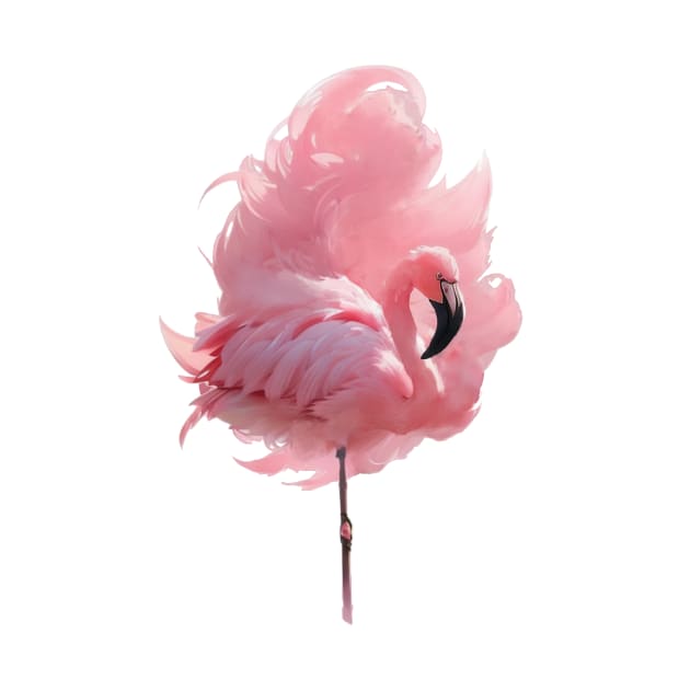 Pink Flamingo Cotton Candy Floss by HideTheInsanity