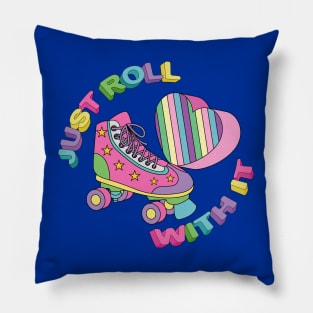 Just Roll With It - Roller Skater Pillow