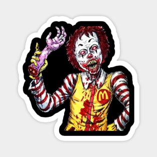 Evil Ronald McDonald Magnet