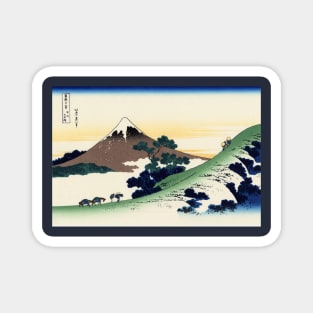 Mt. Fuji, Vintage Woodblock Print Magnet