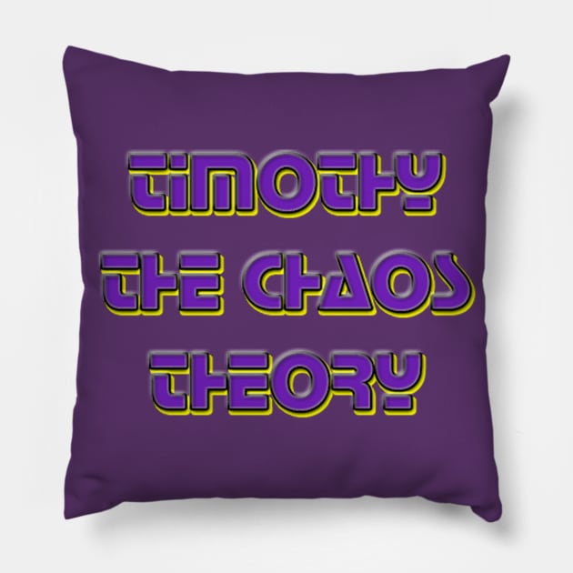 Theory Championship Wrestling Pillow by Timothy Theory