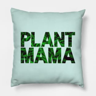 Plant Mama Fresh Green Leaves Pillow