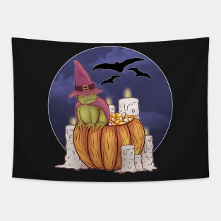 Halloween toad Tapestry