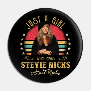 Stevie Nicks Vintage Rock Music 2023 Tour Live in Concert Pin