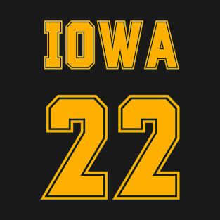 Jersey Number, Iowa #22 shirt, Clark Shirt, Caitlin Clark T-Shirt