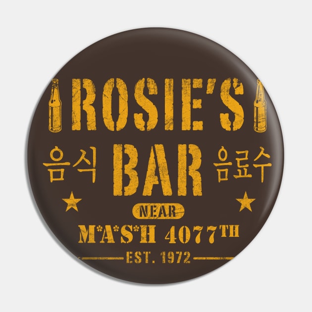 Rosie's Bar Pin by Alema Art