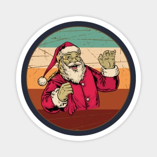 Retro Santa Claus Magnet