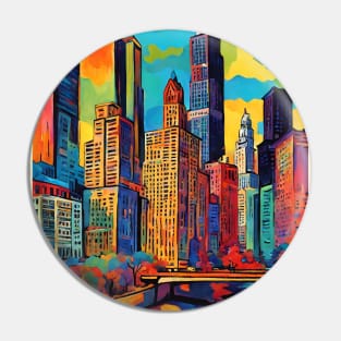 fauvism art of chicago city usa 4 Pin