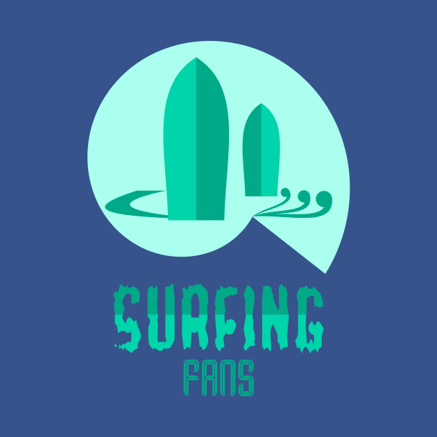 surfing fans by taniplusshop