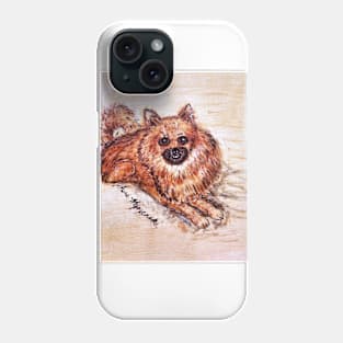 Pomeranian dog Phone Case