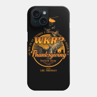 WKRP Turkey Drop Phone Case