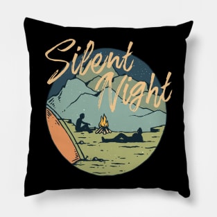 „Silent Night“ Campfire Pillow