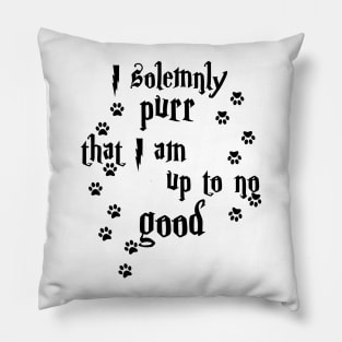 Mischievous cat Pillow