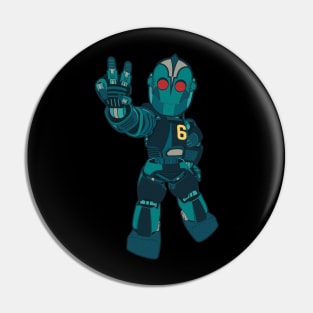 Robot Peace Pin