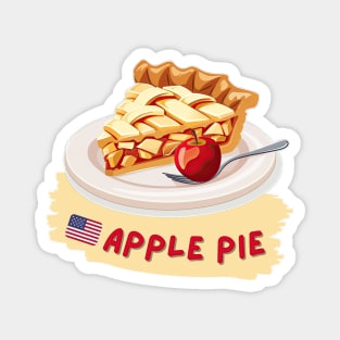 Apple pie | Traditional American cuisine Magnet