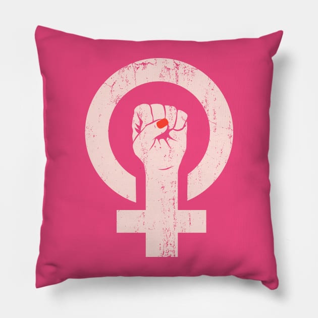 Feminism Pillow by MaiKStore