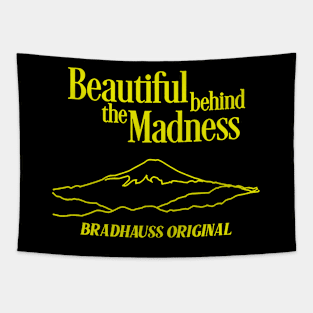 Beautiful Behind The Madness Yellow Tapestry