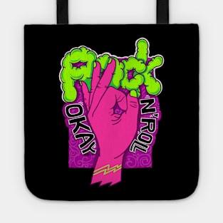 Ok Hand Sign rock Tote