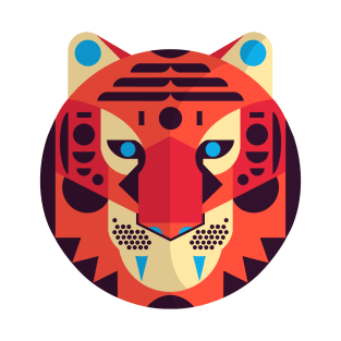 Geometric Tiger T-Shirt