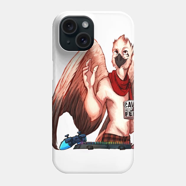 Basil the crow Phone Case by Crowski