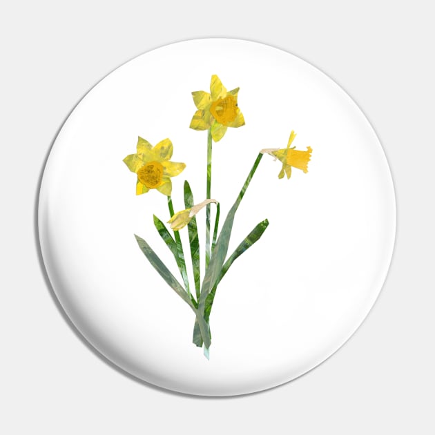 Daffodil Pin by Babban Gaelg