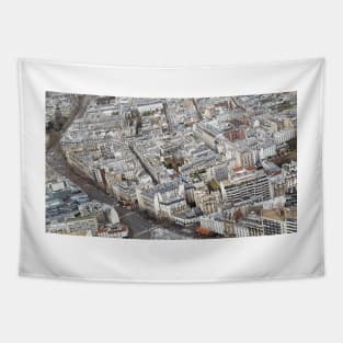 Paris from Above Montparnasse Tapestry