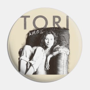 Tori Amos grey style Pin