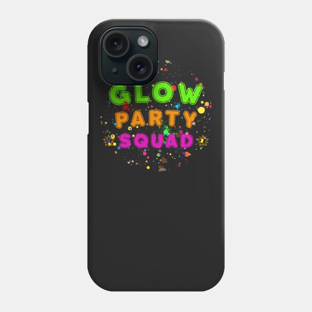 Party Squad Paint Splatter Effect Phone Case by CMDesign